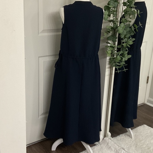 Anne Klein Royal Blue Midi Dress SIZE 2 - Picture 5 of 8